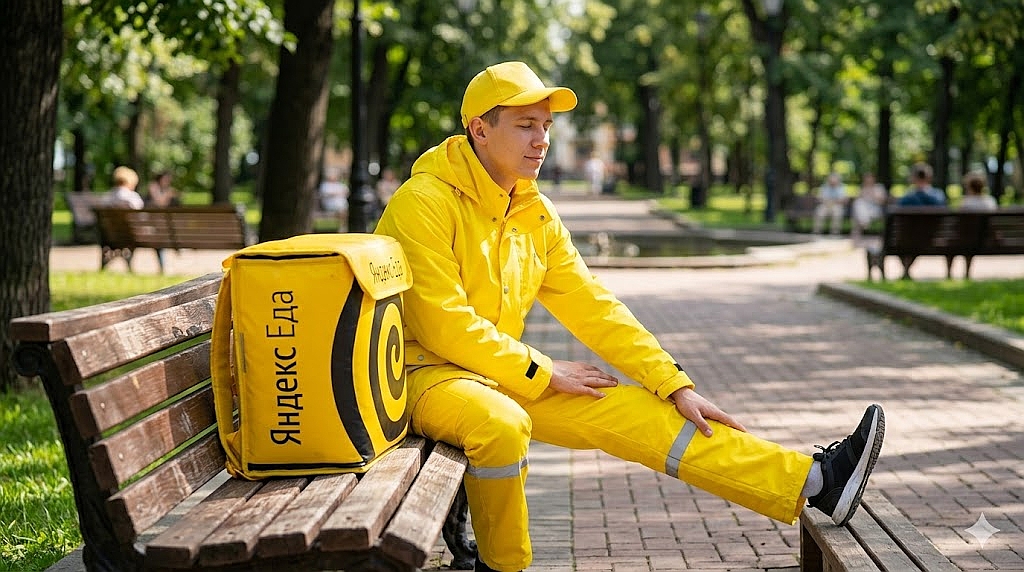 Как работать курьером 10–12 часов и не убить здоровье: гайд по спине, коленям и голове