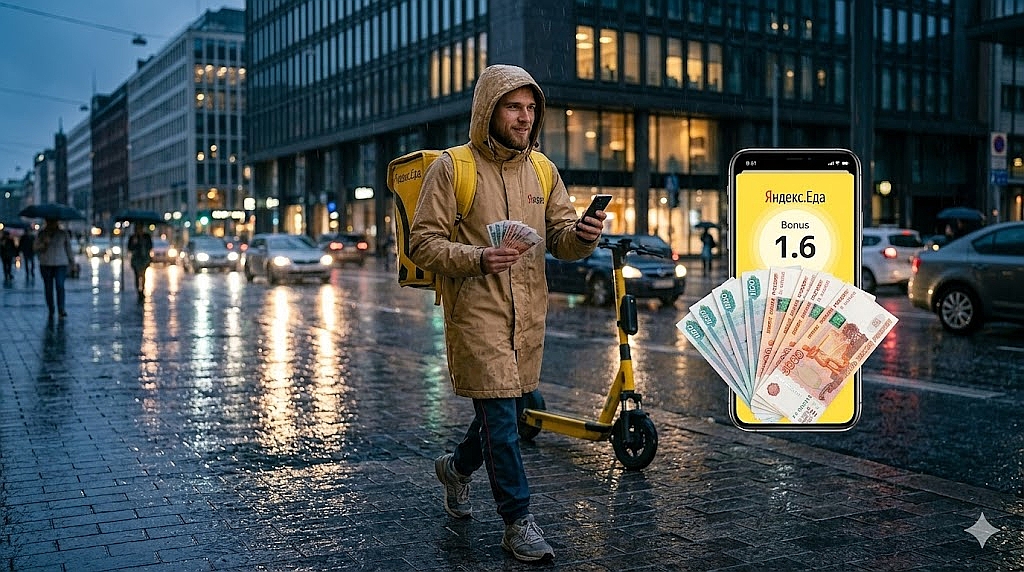 Работа курьером в дождь и снег: как превратить непогоду в высокий доход