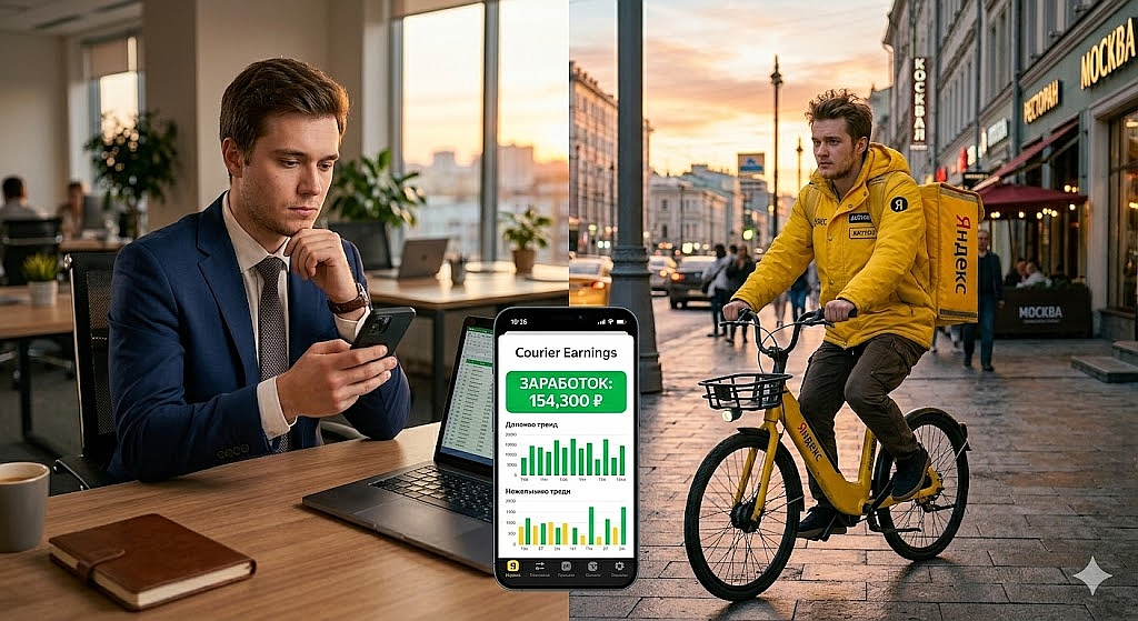 Курьер вместо офиса: почему россияне массово меняют работу в 2026 году
