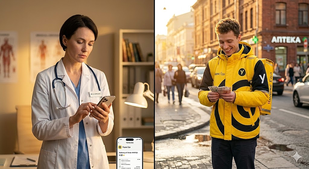 Курьер зарабатывает больше врача: несправедливость или новая реальность 2026 года