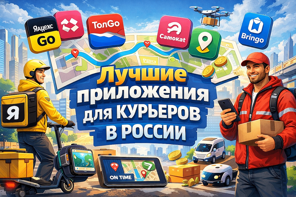 Лучшие приложения для курьеров 2026 года