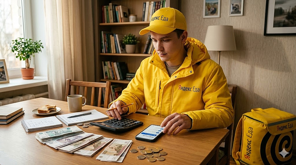 Налоги курьера Яндекс Еда в 2026 году: сравниваем самозанятость, ИП и ГПХ — считаем что выгоднее