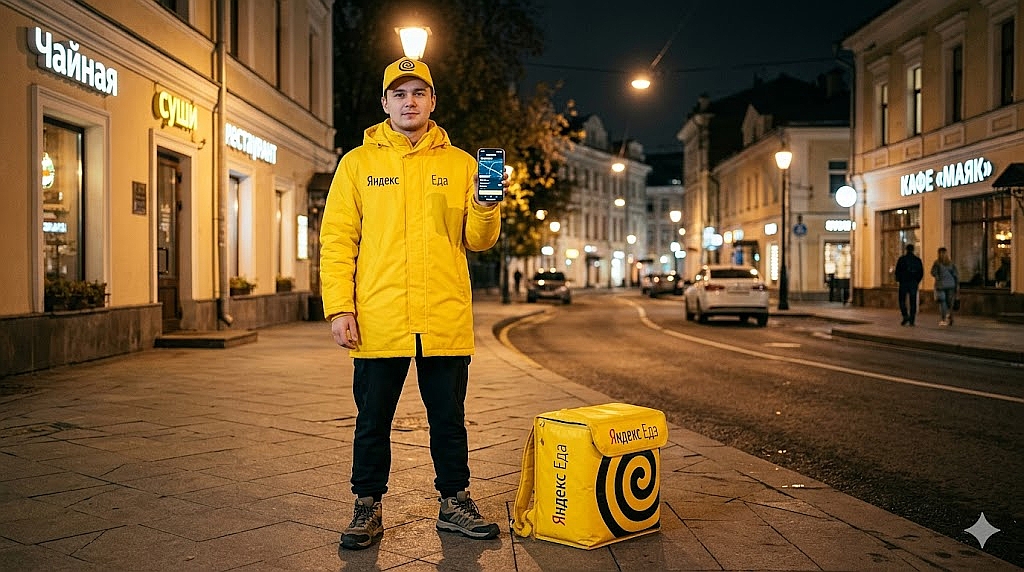 Ночные смены курьером Яндекс Еда: ночной тариф, реальный заработок и стратегия для «сов»