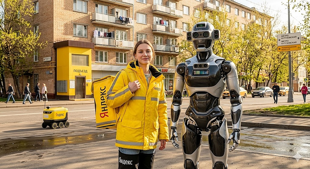 Робот до квартиры: в Москве протестируют Arcus — антропоморфного доставщика. Что будет с профессией курьера