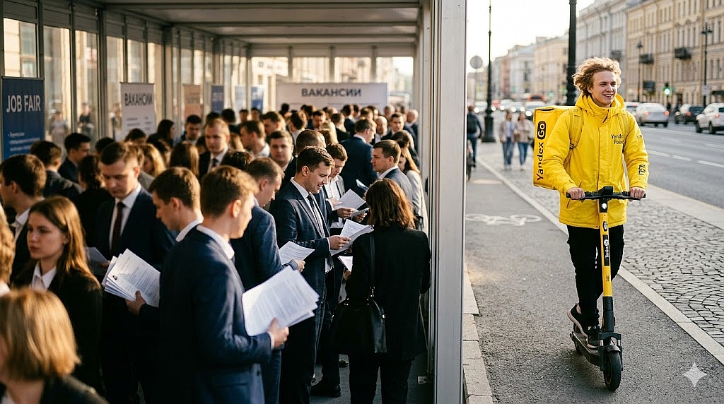 Рынок труда 2026 обрушился на 28% — а зарплата курьера выросла: что происходит и почему это ваш шанс