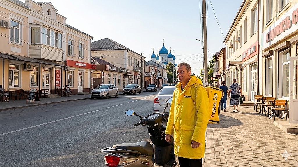 Работа курьером Яндекс Еда в Аксае