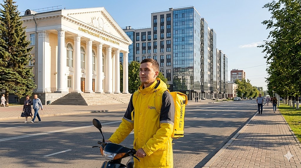 Работа курьером Яндекс Еда в Альметьевске