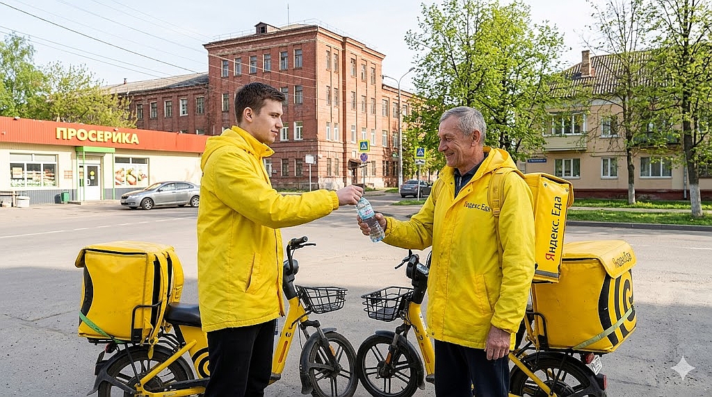 Работа курьером Яндекс Еда в Апрелевка