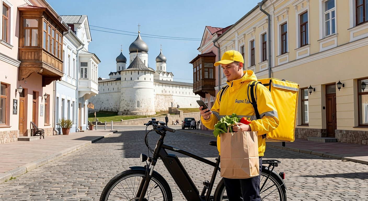 Работа курьером Яндекс Еда в Астрахани