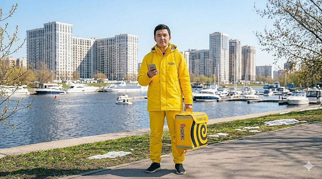 Работа курьером Яндекс Еда в Долгопрудном