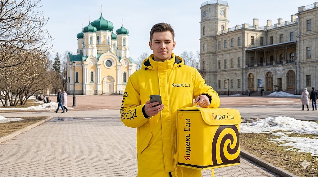 Работа курьером Яндекс Еда в Гатчине