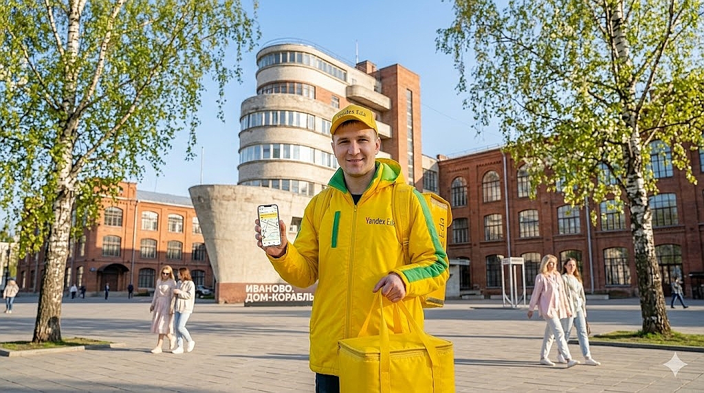 Работа курьером Яндекс Еда в Иваново