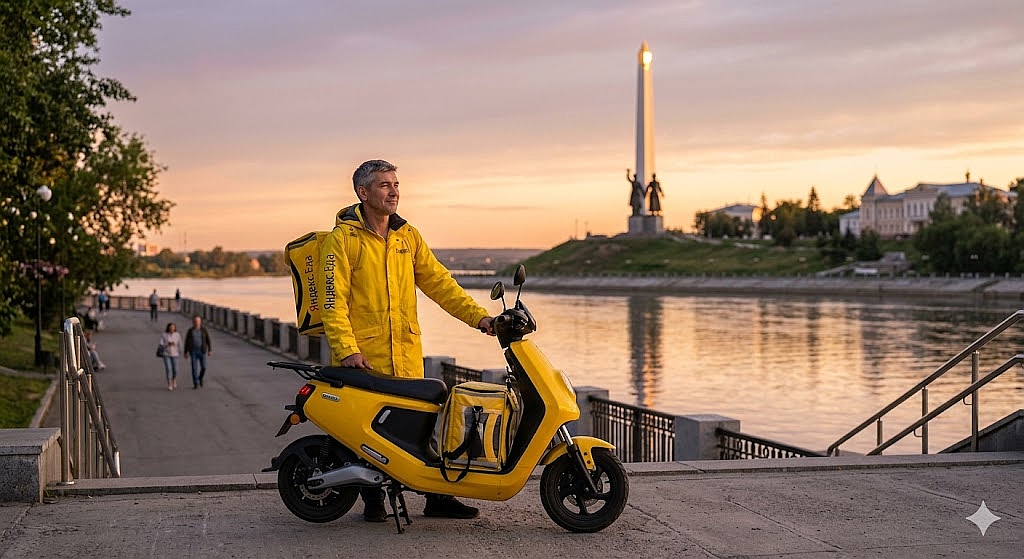 Работа курьером Яндекс Еда в Уфе