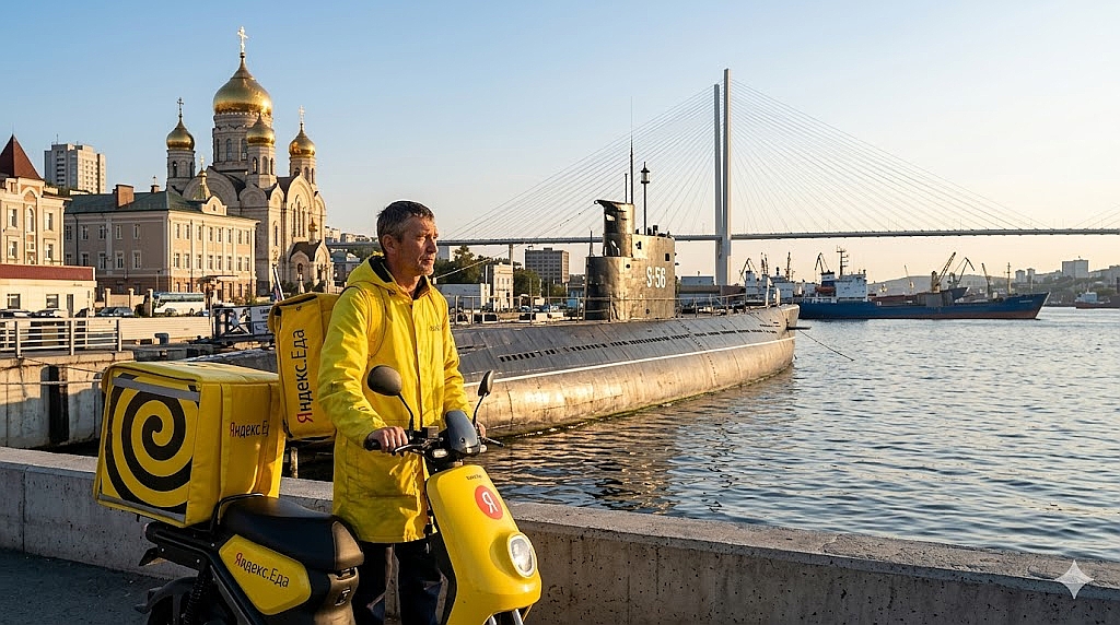 Работа курьером Яндекс Еда в Владивостоке