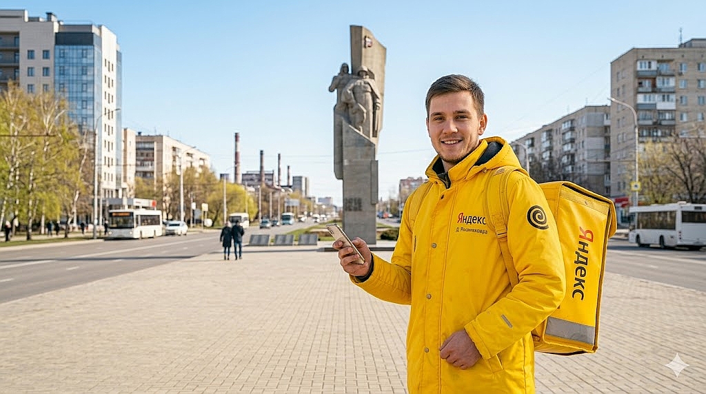Работа курьером Яндекс Еда в Волжском