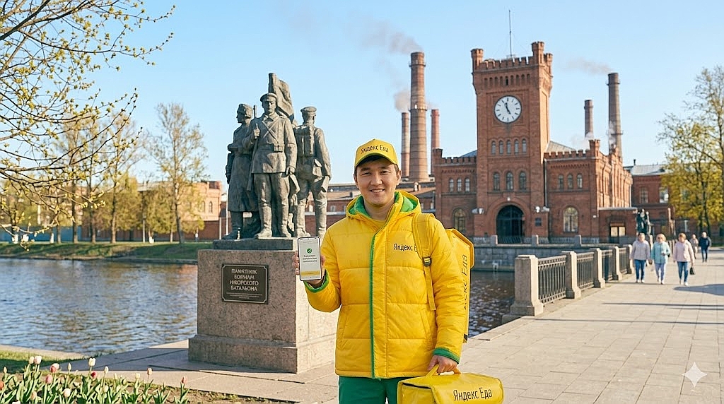 Работа курьером Яндекс Еда в Колпино