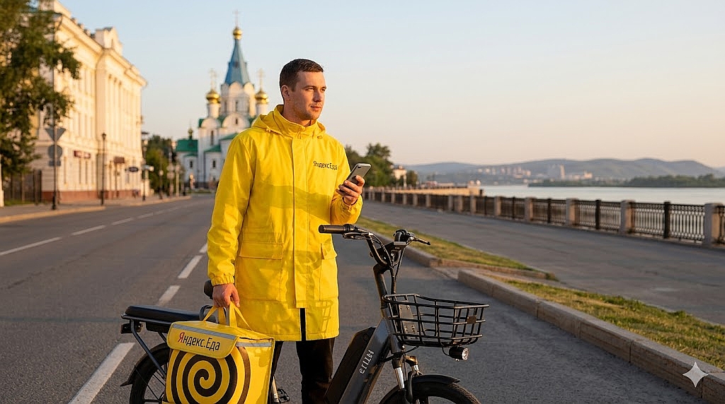 Работа курьером Яндекс Еда в Благовещенске