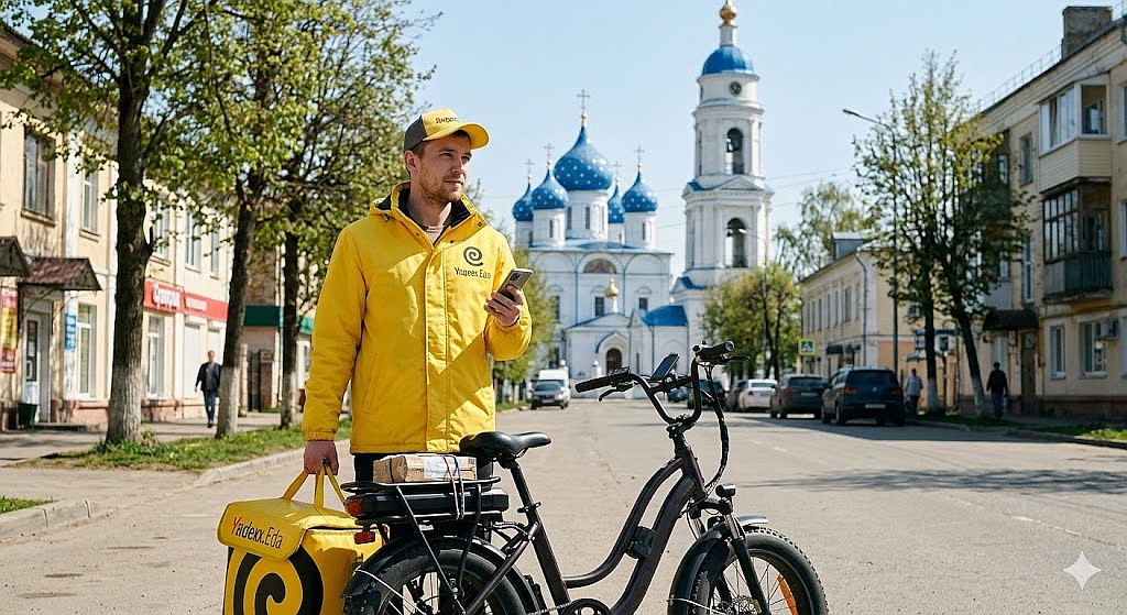Работа курьером Яндекс Еда в Бронницах