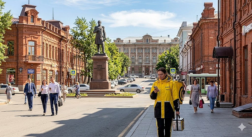 Работа курьером Яндекс Еда в Хабаровске