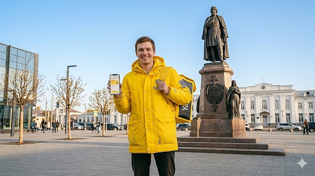 Работа курьером Яндекс Еда в Кургане