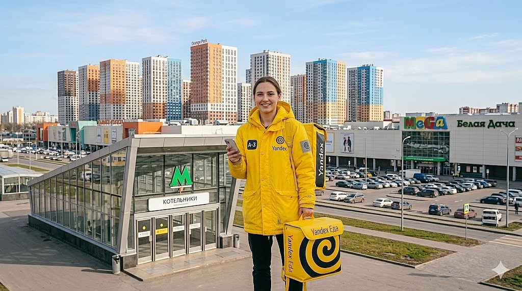 Работа курьером Яндекс Еда в Котельниках