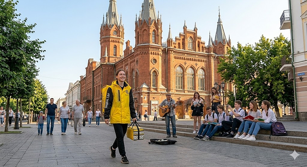 Работа курьером Яндекс Еда в Саратове