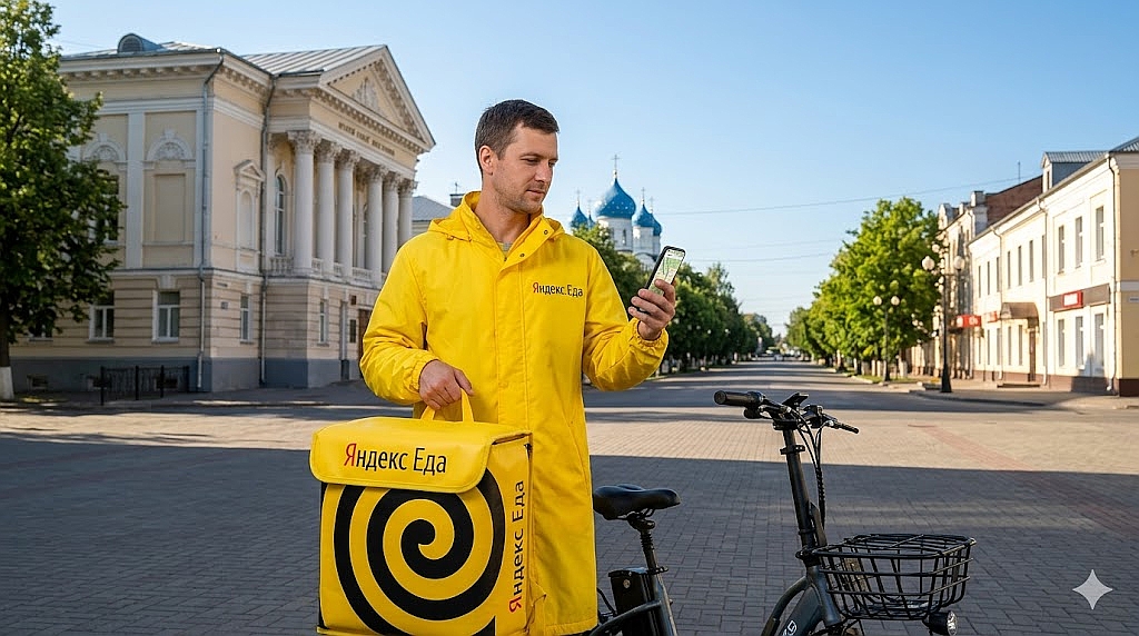 Работа курьером Яндекс Еда в Стором Осколе