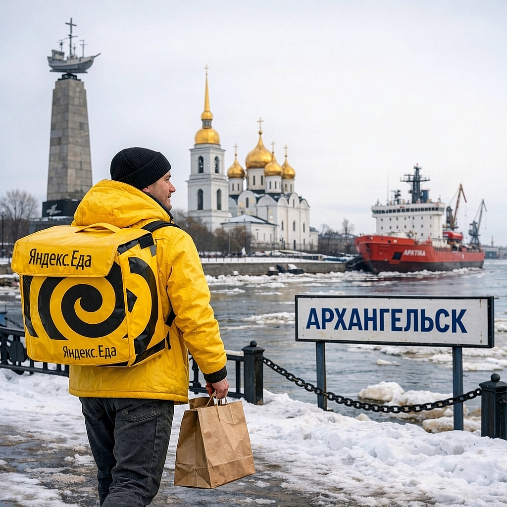 Работа курьером Яндекс Еда в Архангельске