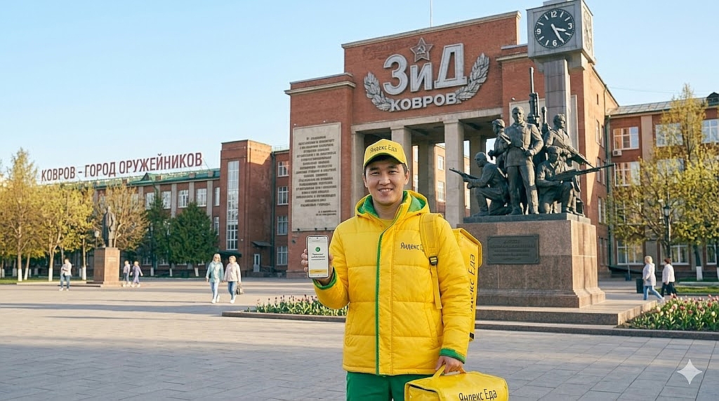 Работа курьером Яндекс Еда в Коврове