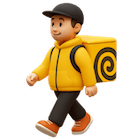 Пеший курьер в Яндекс Еда